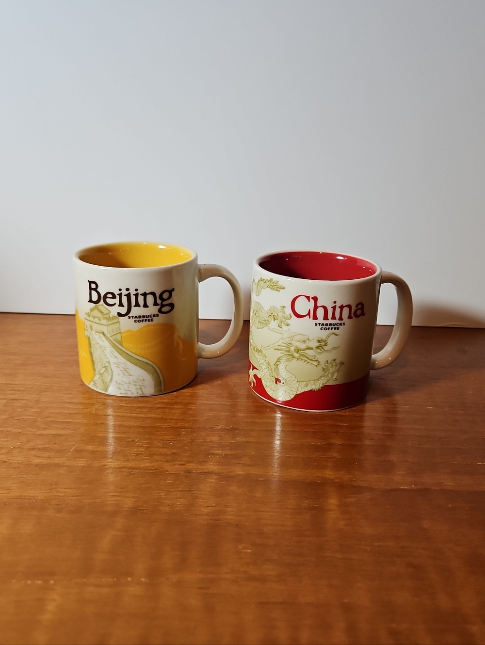 Starbucks Demitasse Espresso Mugs BEIJING CHINA Global Icon 2016 Set of 2